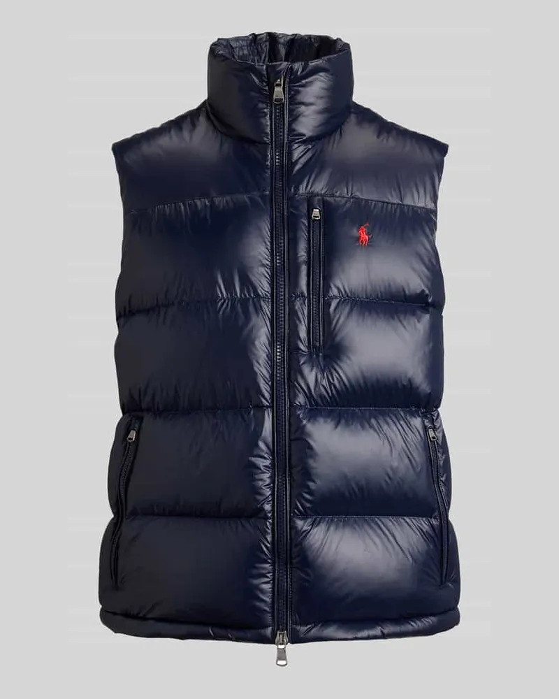 Ralph Lauren Regular Fit Steppweste mit Logo-Stitching Marine