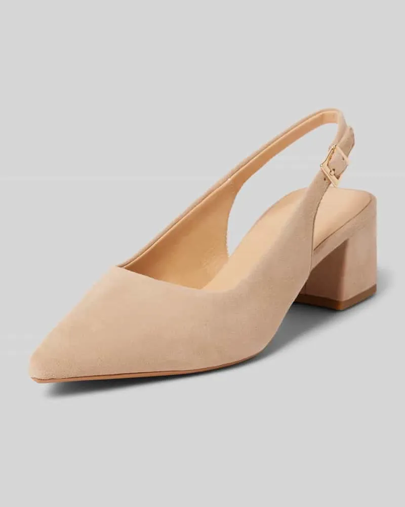 Vagabond Pumps mit Blockabsatz Modell 'Marta Beige