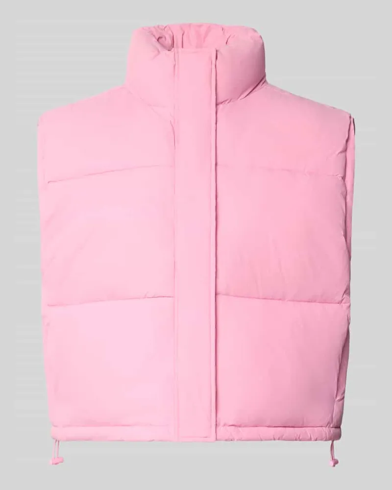 American Vintage Steppweste mit Stehkragen Modell 'ROFY Hellrosa