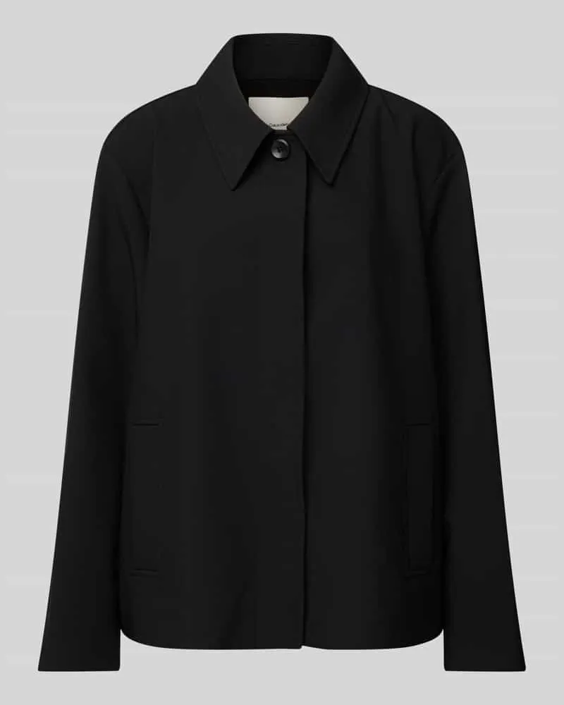 Calvin Klein Jacke mit Leistentaschen Black