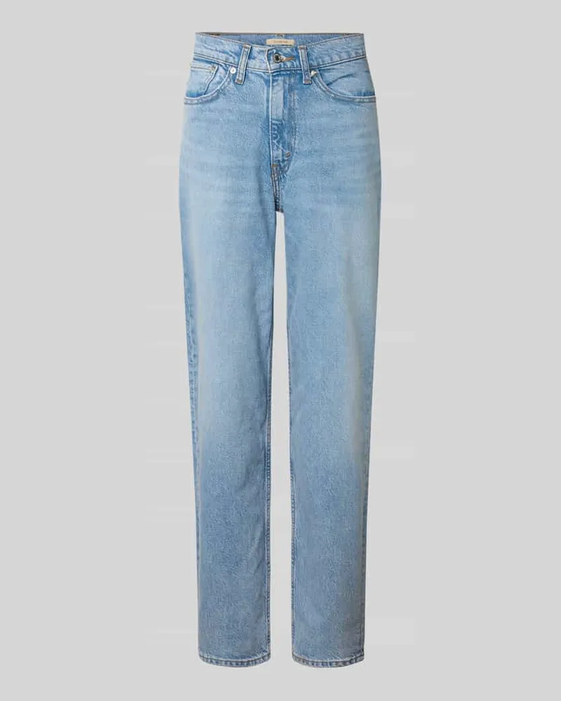 Levi's Mom Fit Jeans mit Eingrifftaschen Hellblau