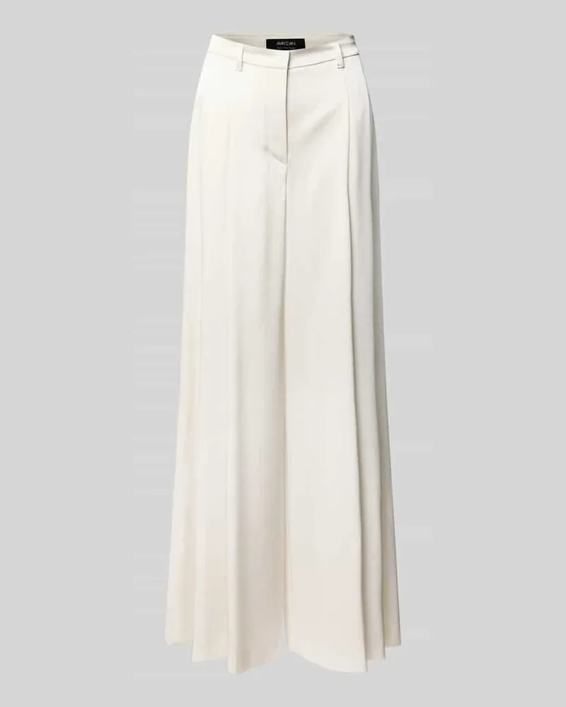 Marc Cain Stoffhose mit Biesen und Eingrifftaschen Offwhite