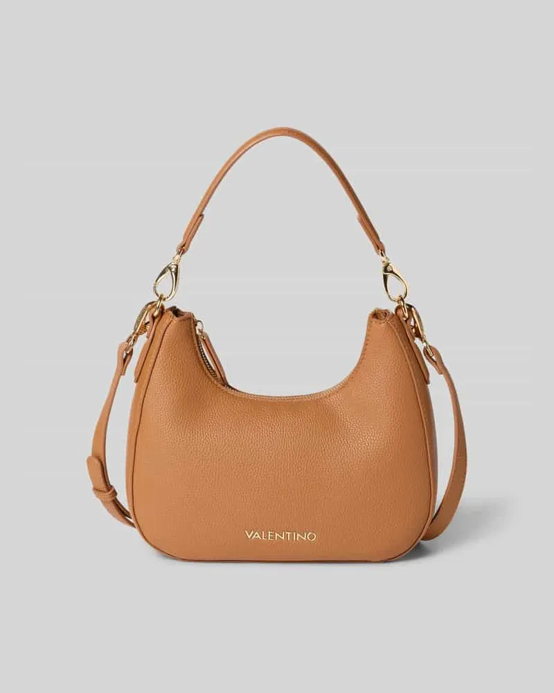 Valentino Bags Shoulder Bag mit Logo-Applikation Modell 'Brixton Cognac