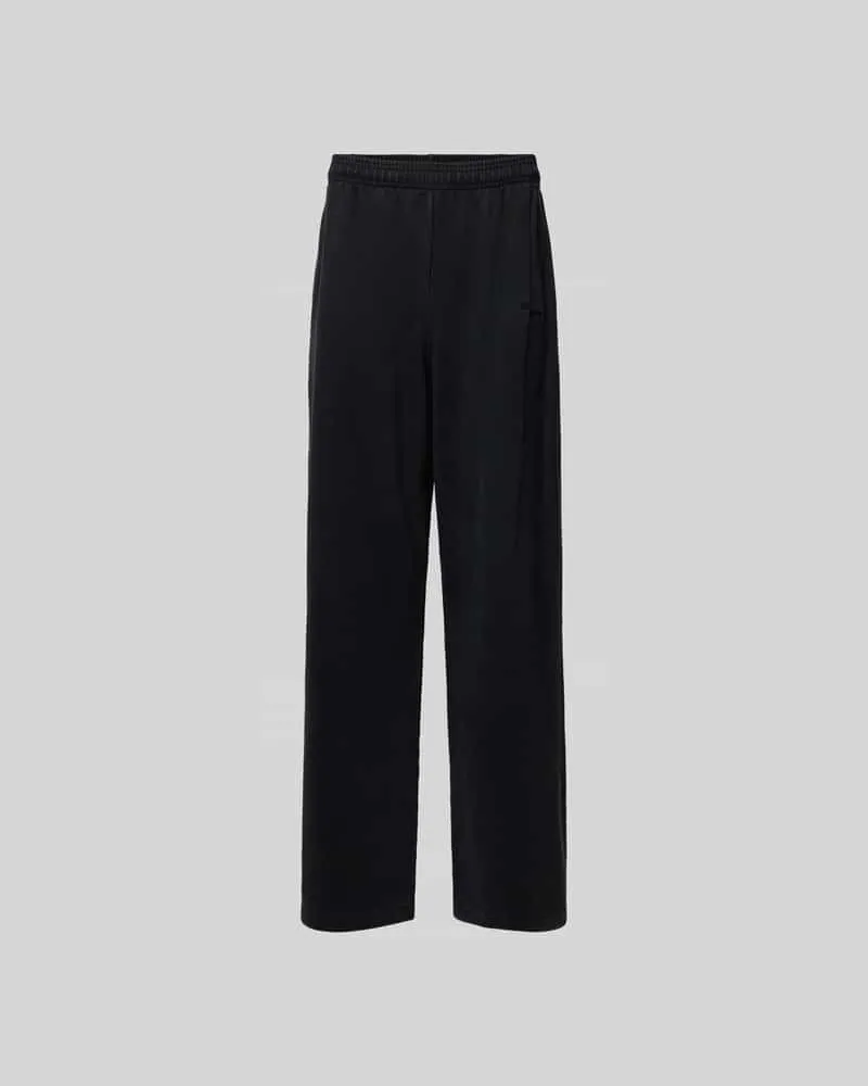 VETEMENTS Slim Fit Anzughose aus Viskose-Mix Modell 'MAX-LANO Black