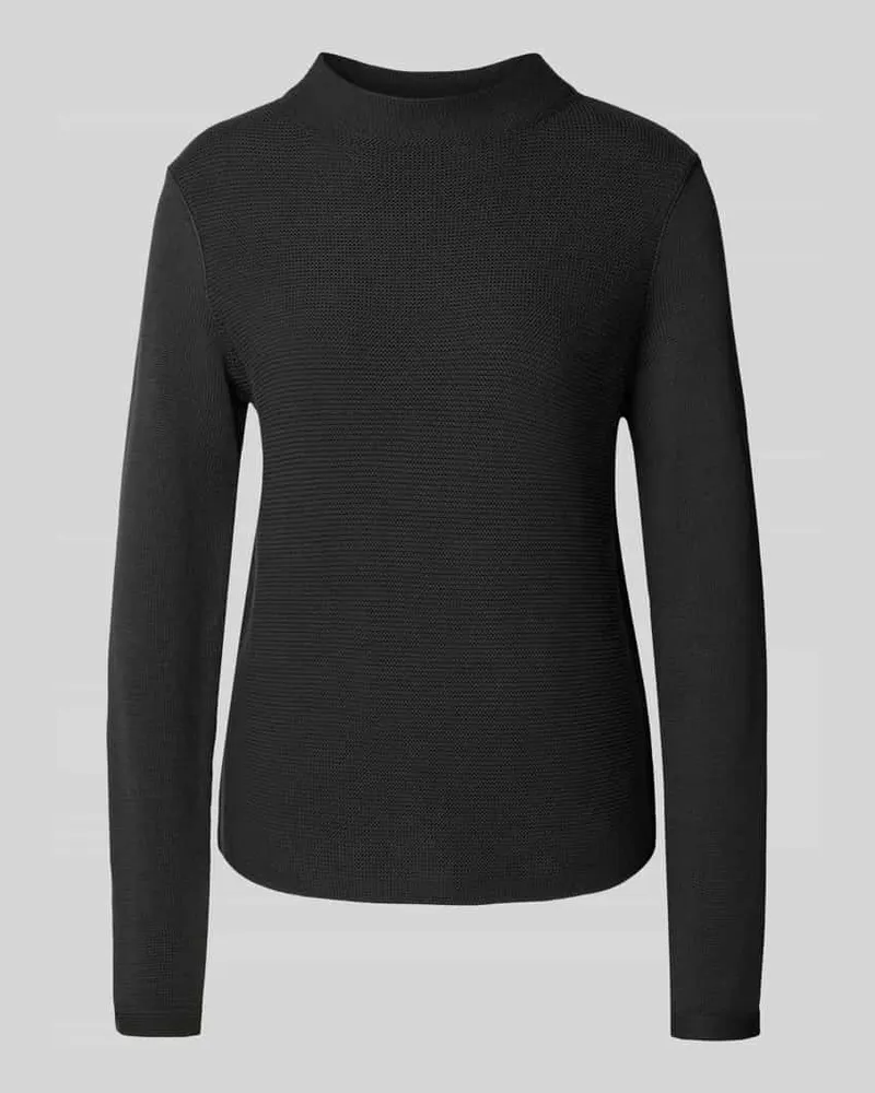 Marc O'Polo Regular Fit Strickpullover aus reiner Baumwolle Dunkelgrau