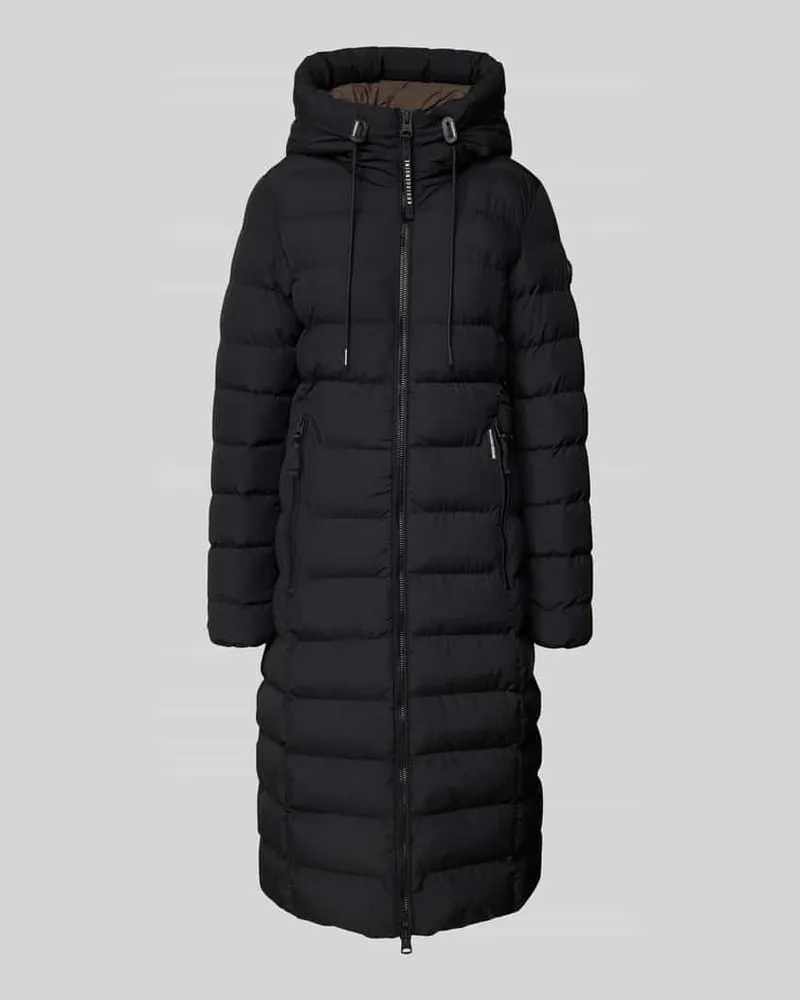 khujo Steppmantel mit Reißverschlusstaschen Modell 'CLEO Black