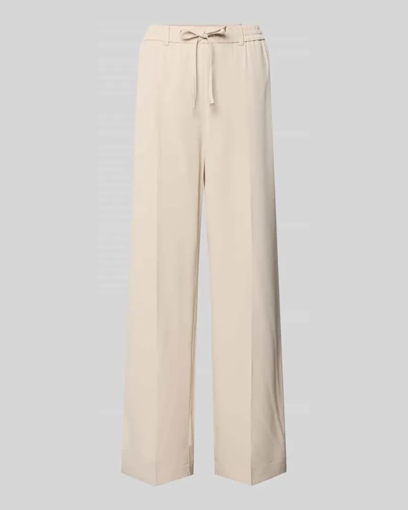 someday. Wide Leg Pants mit elastischem Bund Modell 'Cevil ease Sand