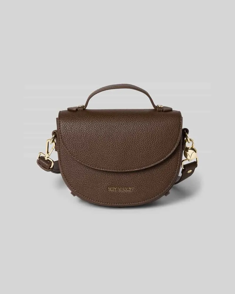 Hey Marly Handtasche aus Rindsleder-Mix Modell 'Soul Sister Dunkelbraun