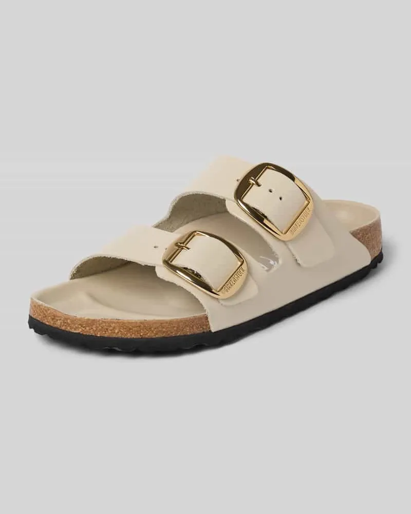 Birkenstock Hausschuhe aus echtem Leder Modell 'Arizona Beige