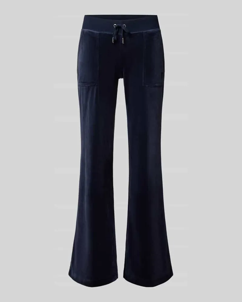 Juicy Couture Jogginghose aus Baumwollmix Modell 'LAYLA Dunkelblau