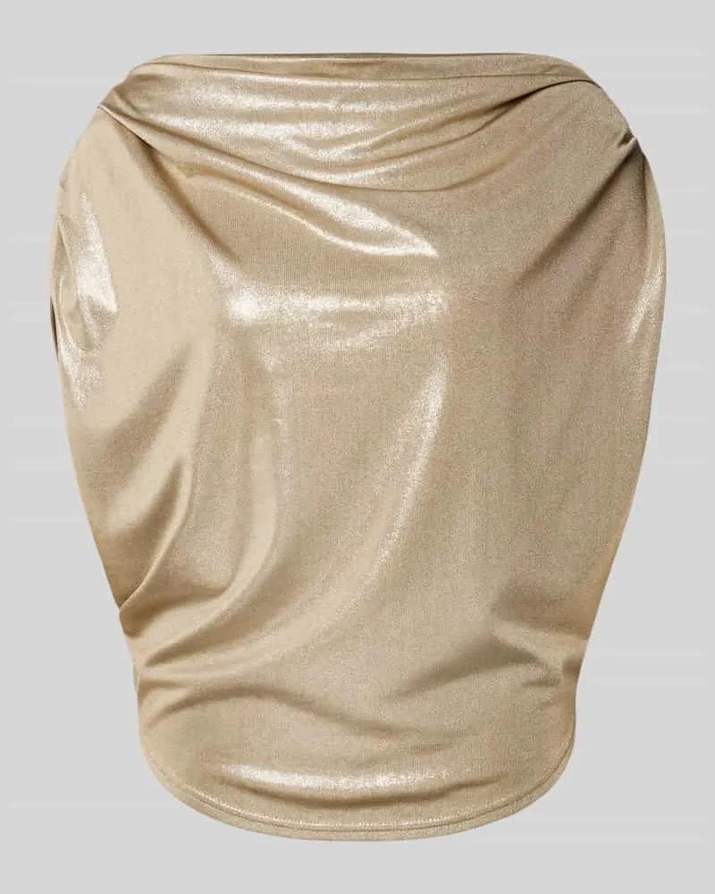 Ralph Lauren Oberteil mit Wasserfall-Ausschnitt Modell 'ARLAINE Gold