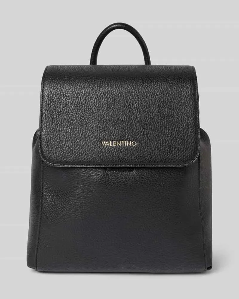 Valentino Bags Rucksack mit Logo-Applikation Modell 'Fall Black