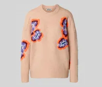 Loose Fit Pullover mit Woll-Anteil