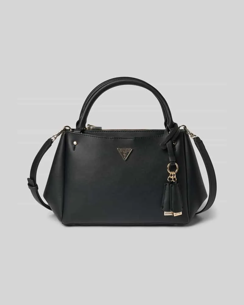 Guess Satchel Bag mit Label-Applikation Modell 'TALENT Black