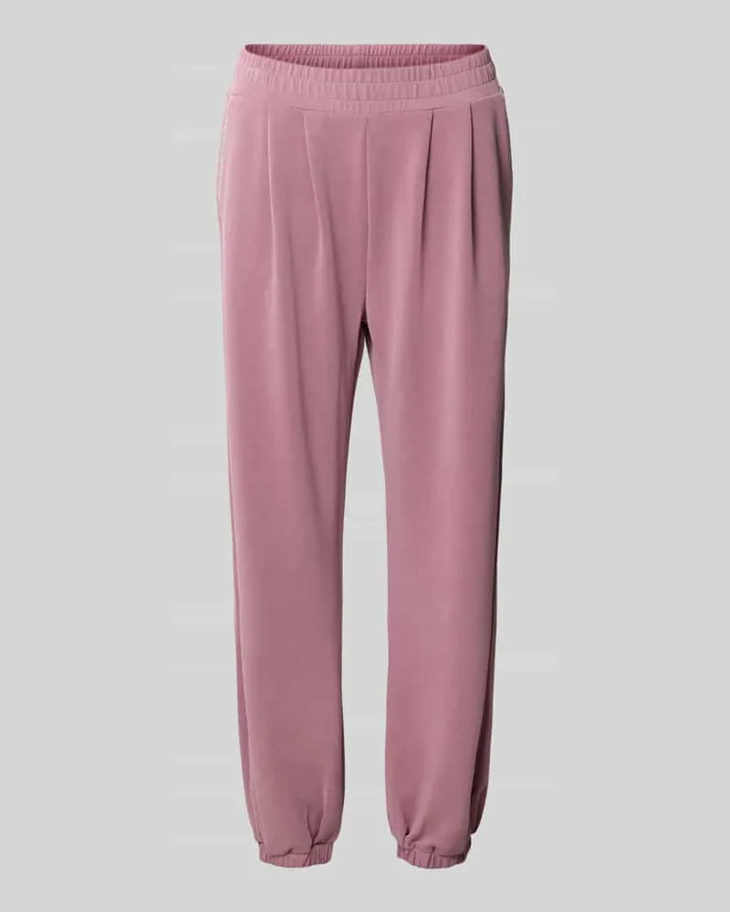 EA7 Sweatpants mit elastischem Bund Rose