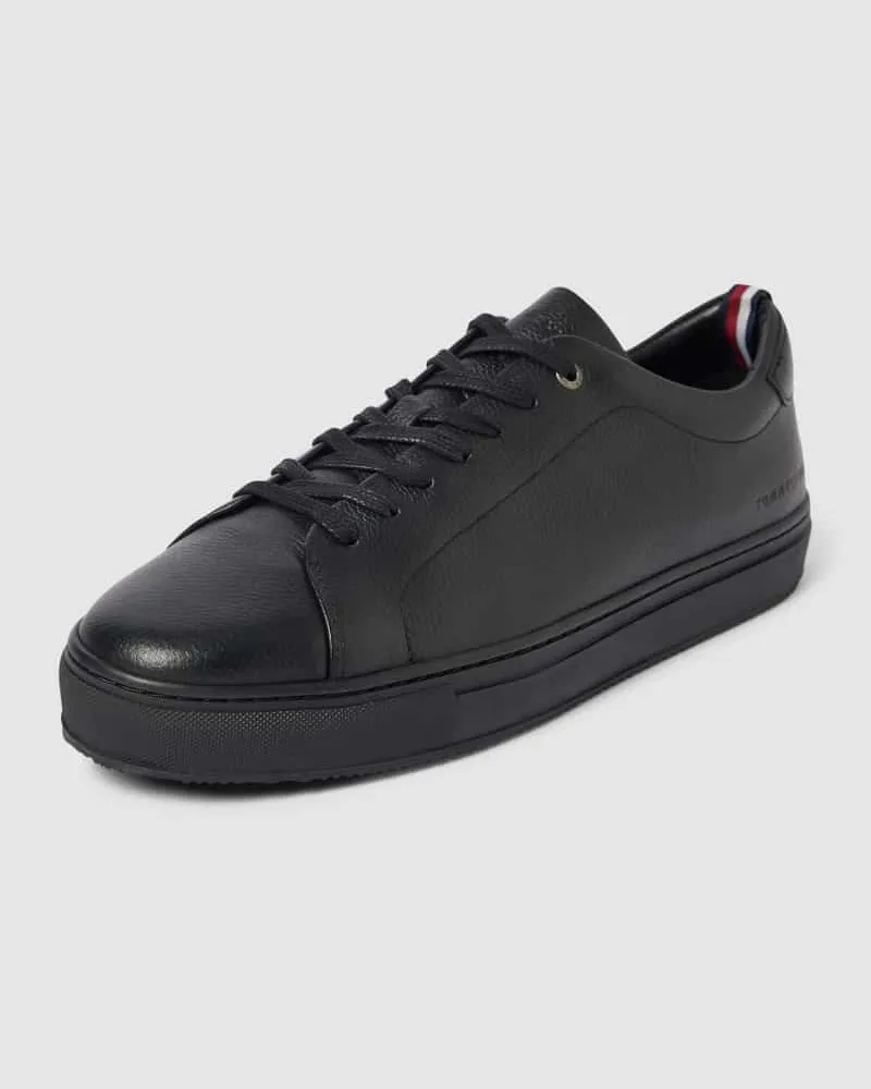 Tommy Hilfiger Sneaker mit Label-Detail Black