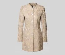 Taillierter Longblazer aus reinem Leinen