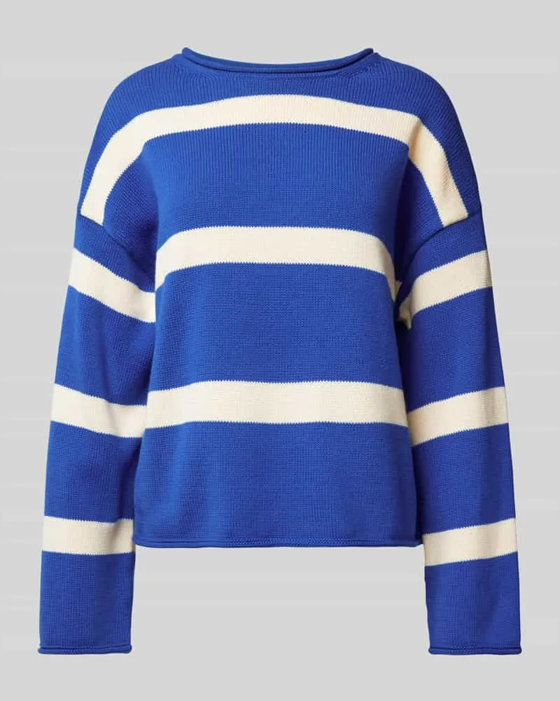 Marc O'Polo Oversized Pullover aus reiner Baumwolle Royal
