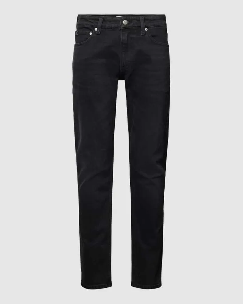 Calvin Klein Slim Fit Jeans im 5-Pocket-Design Black