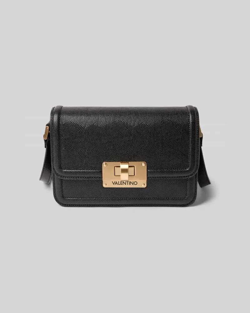 Valentino Garavani Umhängetasche mit Strukturmuster Modell 'FLOREN Black