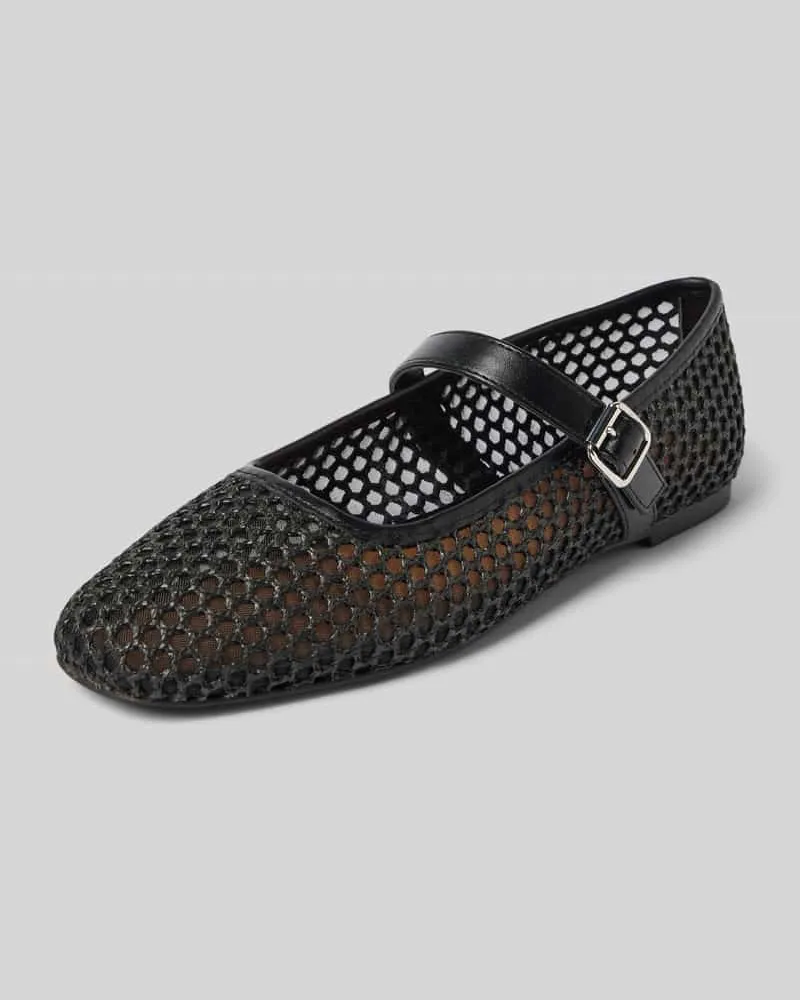 Inuovo Ballerinas mit glatter Sohle Black