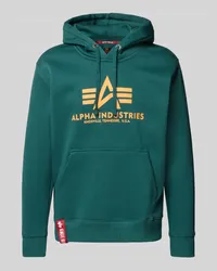 Alpha Industries Hoodie mit Label-Print Bottle