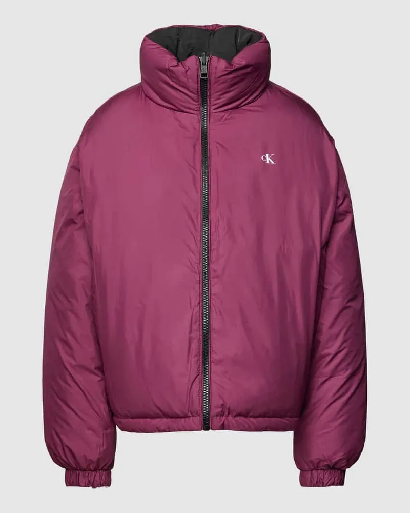 Calvin Klein Jacke mit Logo-Print Black