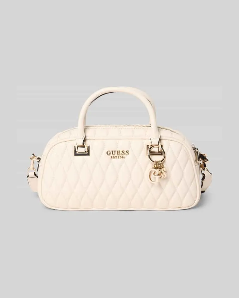 Guess Satchel Bag mit Tragehenkel Modell 'VALLA Offwhite