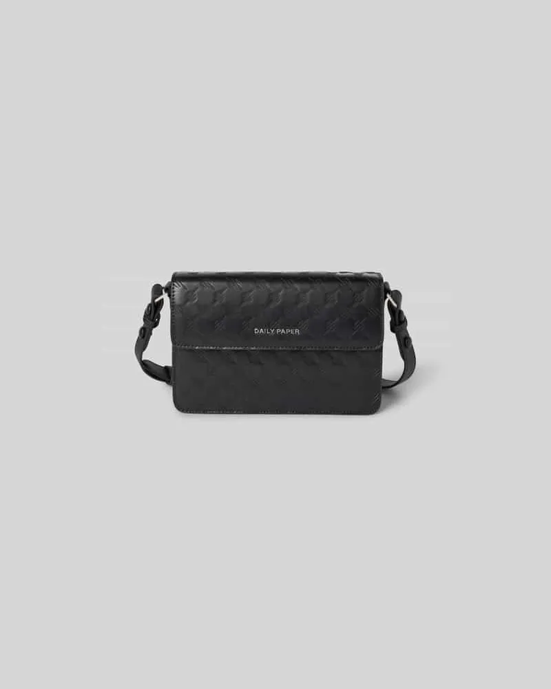 Daily Paper Crossbody Bag mit Label-Detail Black