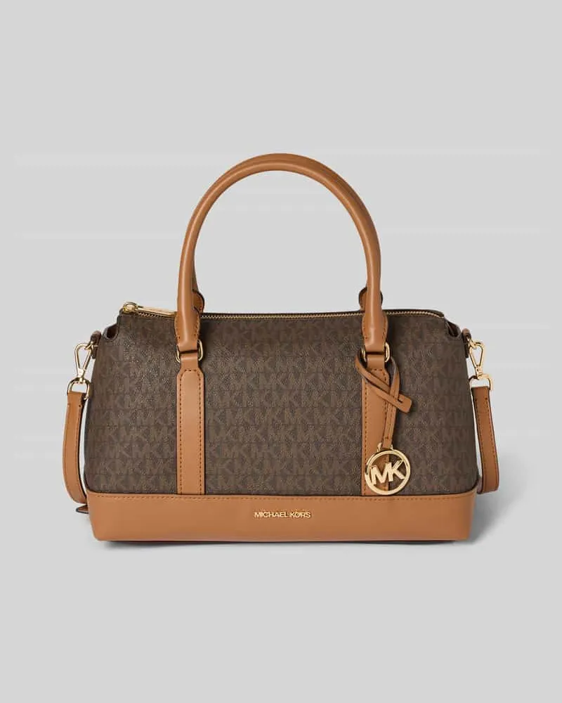 Michael Kors Handtasche mit Logo-Muster Modell 'ANDIE MD Dunkelbraun