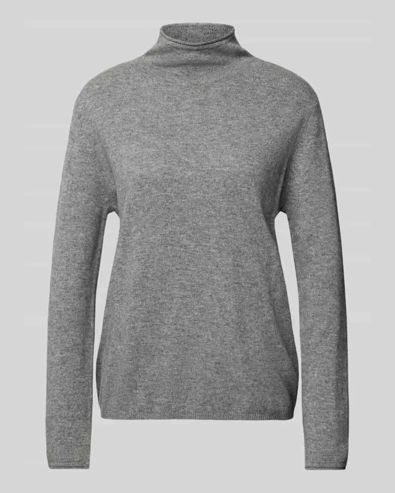Luisa Cerano Strickpullover aus Woll-Kaschmir-Mix Mittelgrau