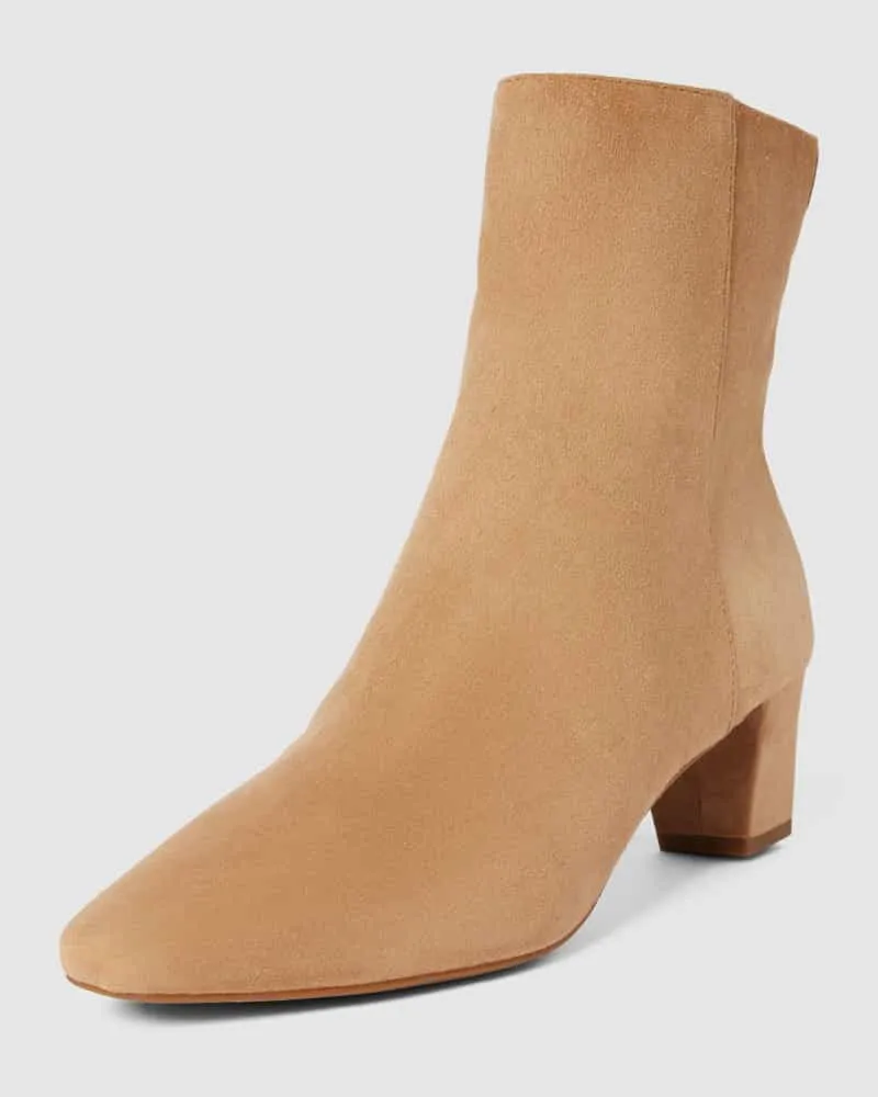 Ralph Lauren Stiefeletten aus Leder mit Label-Detail Modell 'WILLA Beige