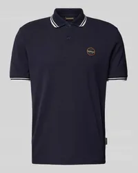 Napapijri Regular Fit Poloshirt mit Label-Badge Modell 'MACAS Marine