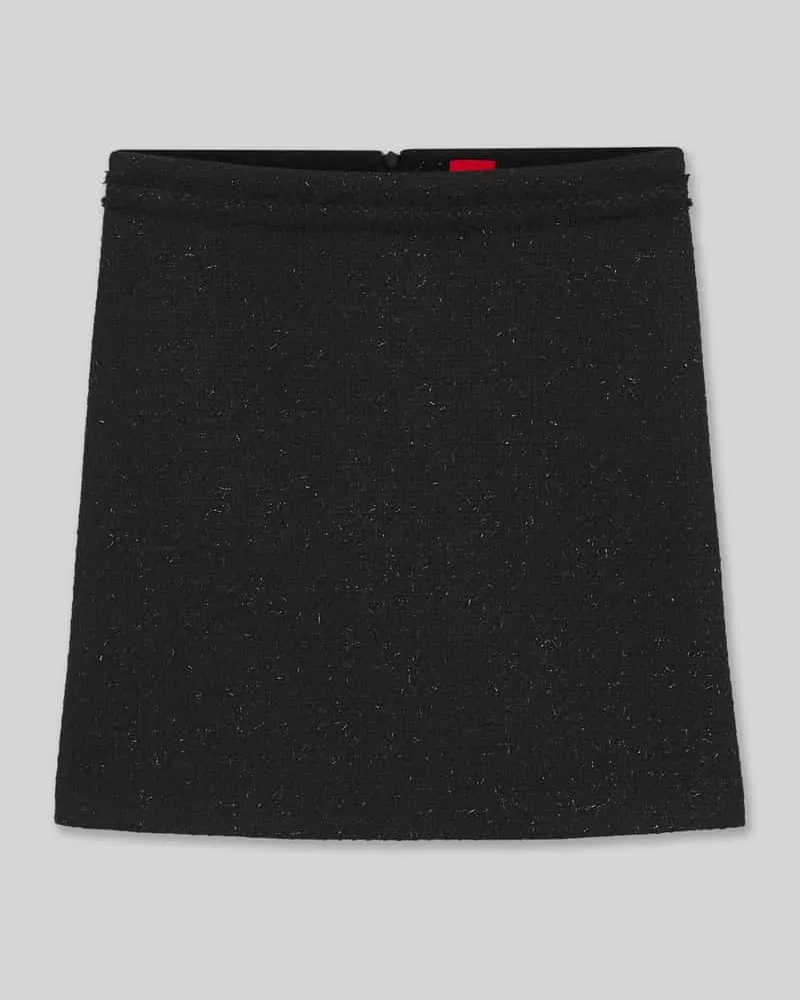 HUGO BOSS Mini-Rock aus Bouclé Modell 'RAFRANSI Black