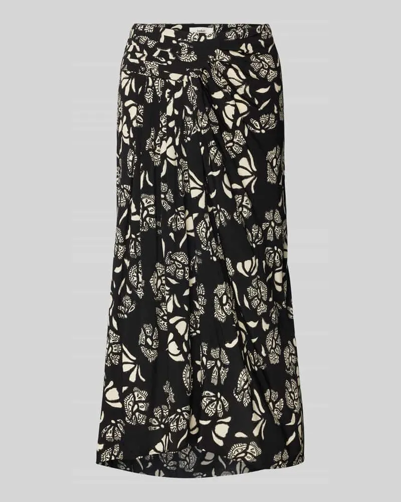 ba&sh Midirock mit gelegten Falten Modell 'ANNIE Black