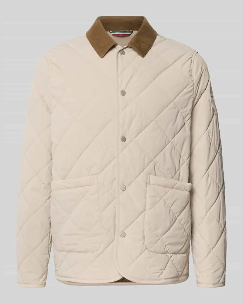 cinque Steppjacke mit Eingrifftaschen Kitt