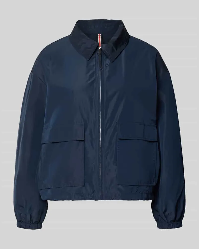 cinque Jacke mit Pattentaschen Modell 'CICAMI Dunkelblau