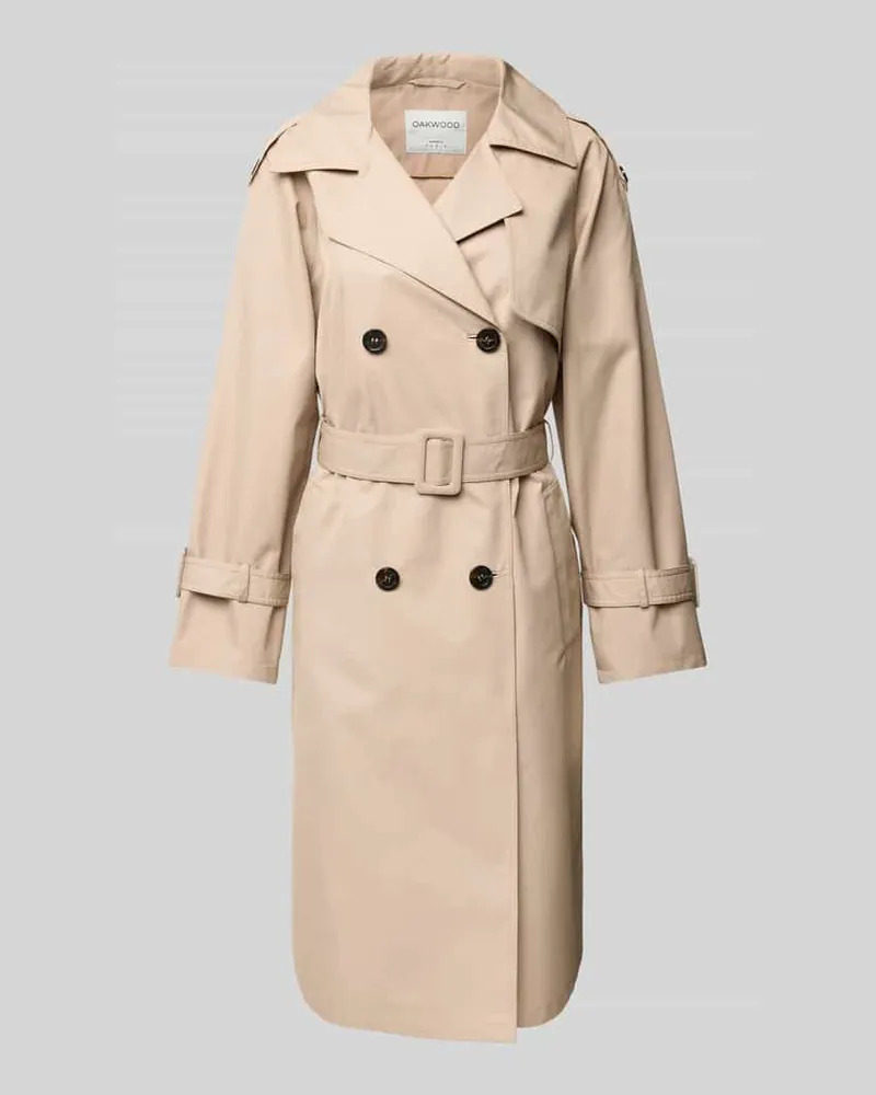 Oakwood Trenchcoat mit Taillengürtel Modell 'MULAN Beige