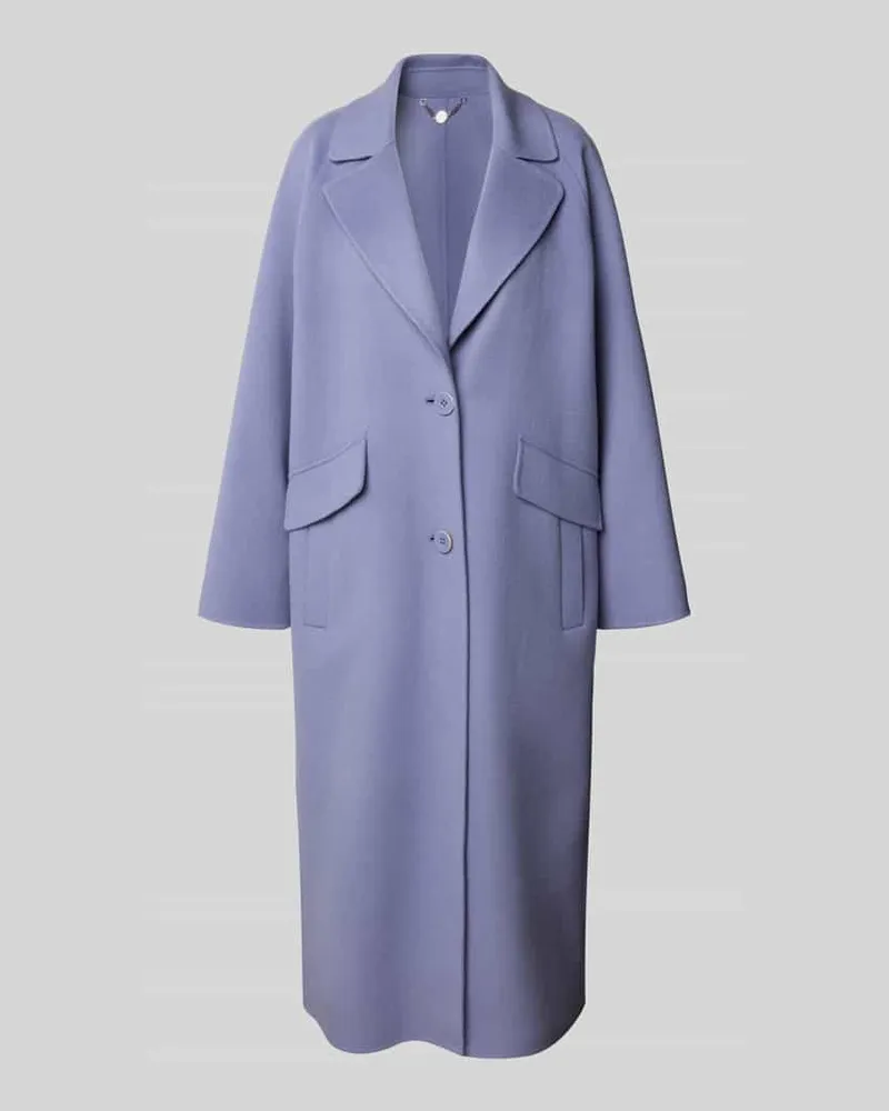 Marc Cain Wide Fit Wollmantel mit 2-Knopfleiste Lavender