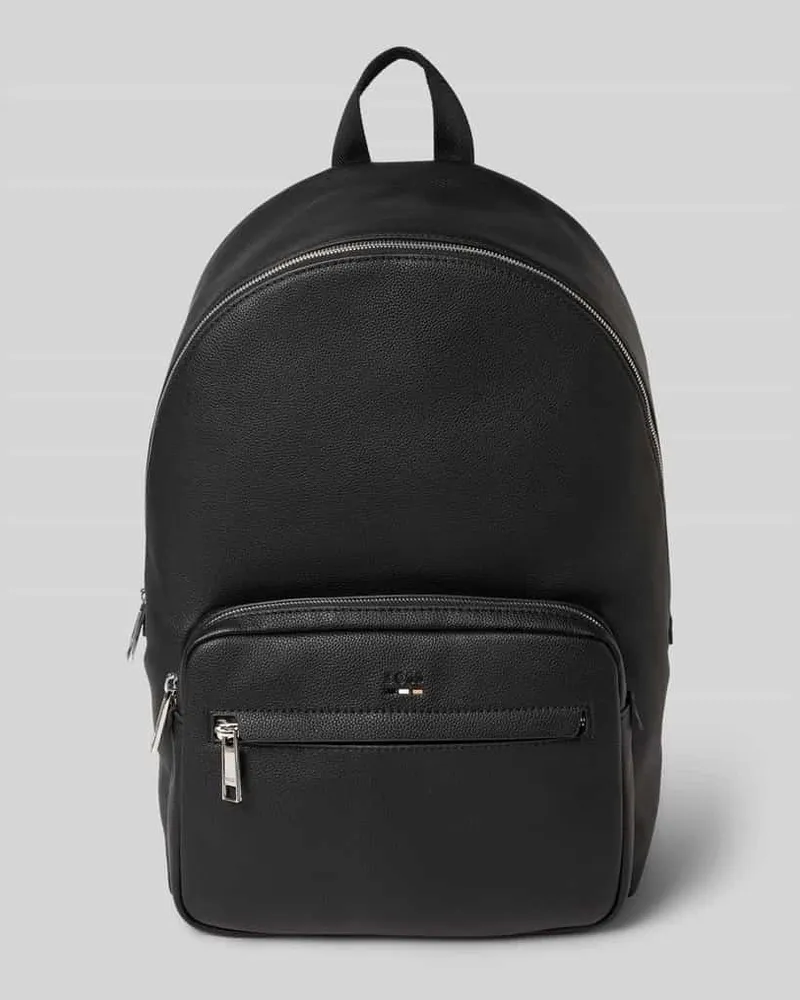 HUGO BOSS Rucksack mit Label-Prägung Modell 'Ray Black