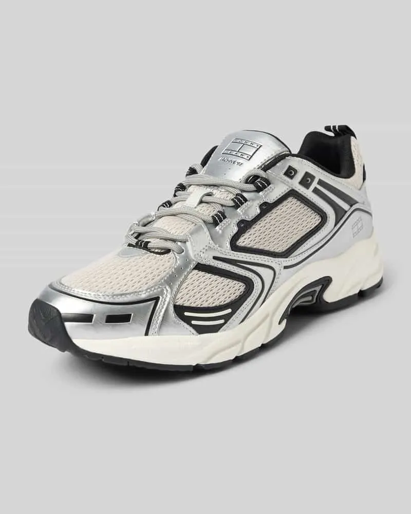 Tommy Hilfiger Low Top Sneaker mit Metallic-Besatz Black