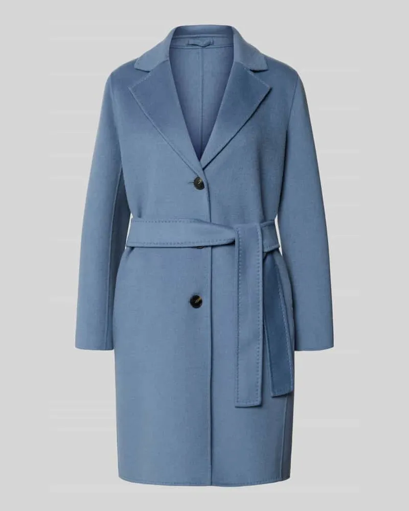 MARELLA Mantel mit Reverskragen Modell 'PANCIA Rauchblau