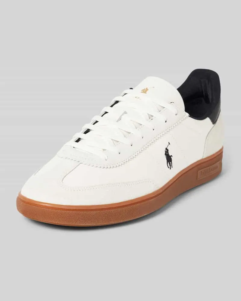 Ralph Lauren Sneaker mit Schnürverschluss Weiss