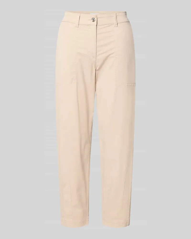 MAC Jeans Hose in verkürzter Passform Modell 'EBBY Beige