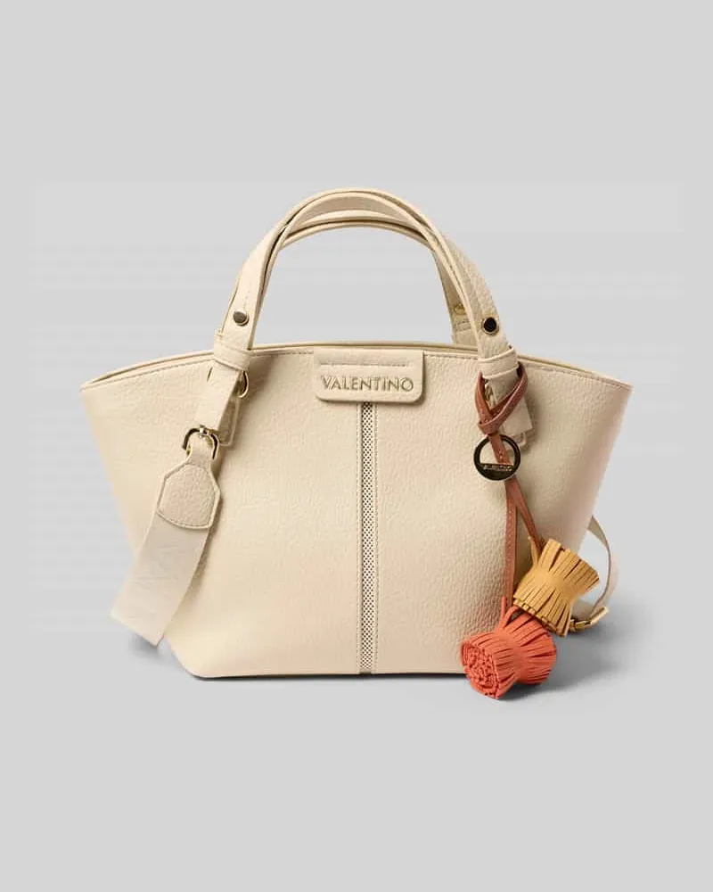 Valentino Bags Handtasche mit Anhänger Modell 'HYBRIS Ecru