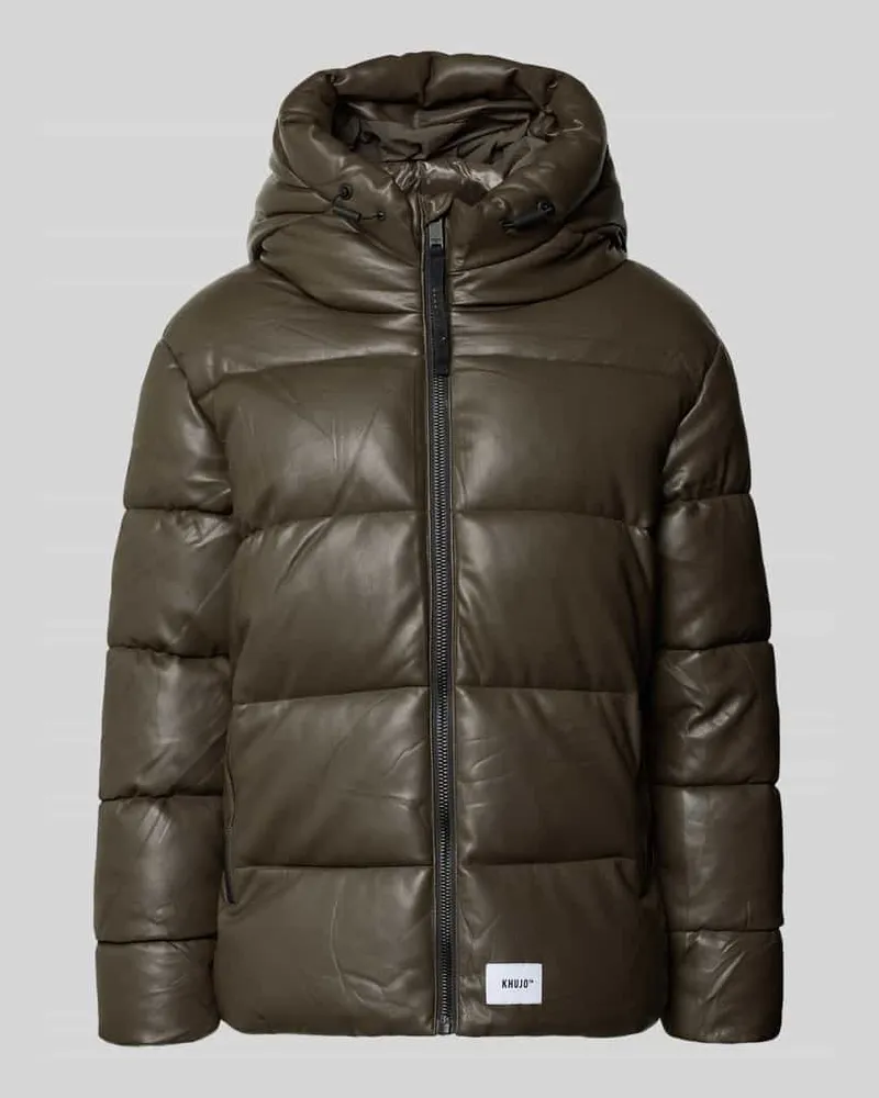 khujo Steppjacke mit Kapuze Modell 'COEN 2 Oliv