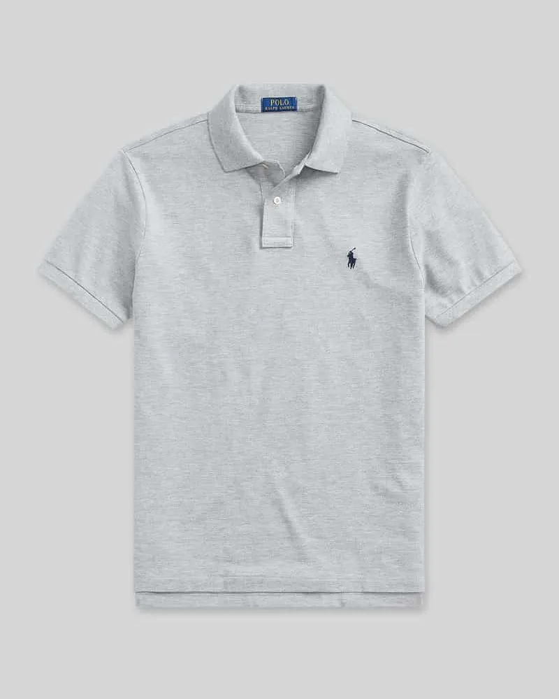 Ralph Lauren Slim Fit Poloshirt aus reiner Baumwolle Beige