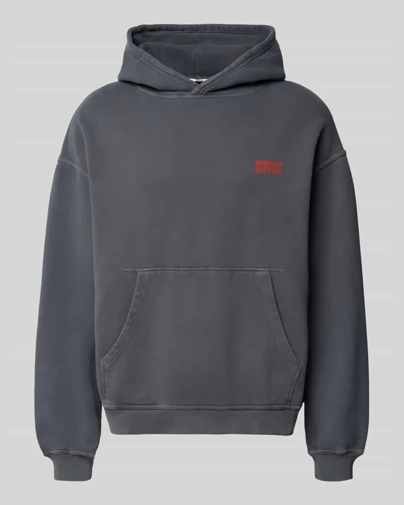 American Vintage Hoodie mit Logo Modell 'PLIZZY Anthrazit