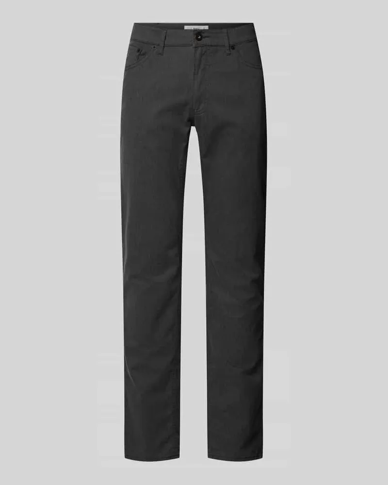 Brax Regular Fit Hose im 5-Pocket-Design Modell 'CHUCK Anthrazit