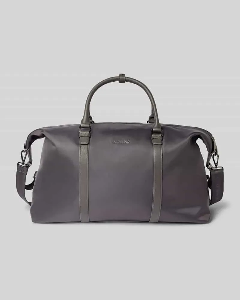 Valentino Garavani Weekender mit Label-Detail Mittelgrau
